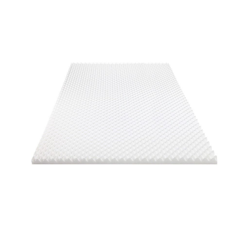 Giselle Bedding Mattress Topper Egg Crate Foam Toppers Bed Protector Underlay Q-Furniture &gt; Mattresses-PEROZ Accessories