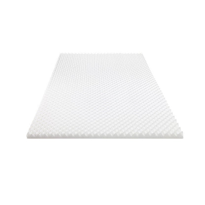 Giselle Bedding Mattress Topper Egg Crate Foam Toppers Bed Protector Underlay Q-Furniture &gt; Mattresses-PEROZ Accessories