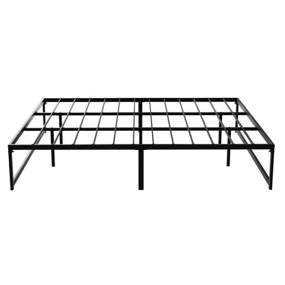 Artiss Bed Frame Metal Platform King Size Bed Base Mattress Black TINO-Furniture &gt; Bedroom - Peroz Australia - Image - 5