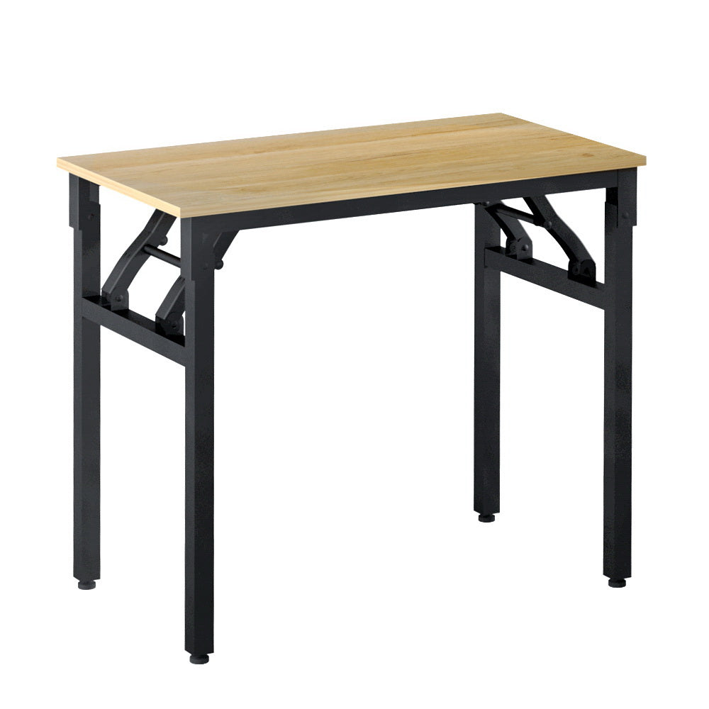 Artiss Computer Desk Laptop Table Bookshelf Desk Storage Rack Office Study Oak-Furniture &gt; Office - Peroz Australia - Image - 1