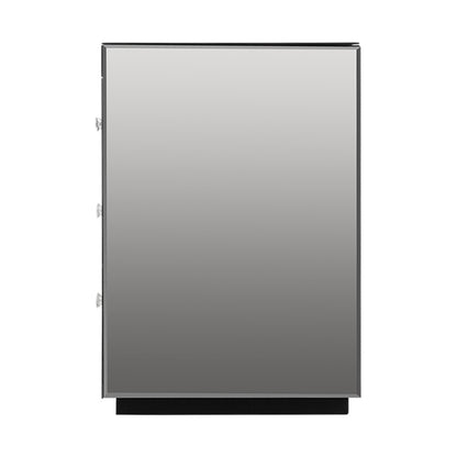 Artiss Mirrored Bedside table Drawers Furniture Mirror Glass Presia Smoky Grey-Furniture &gt; Bedroom - Peroz Australia - Image - 4