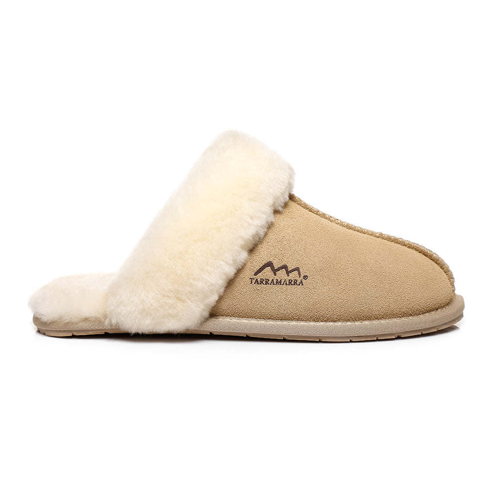 TARRAMARRA UGG Slippers Australia Premium Sheepskin Unisex Rosa Scuff-Slippers-PEROZ Accessories