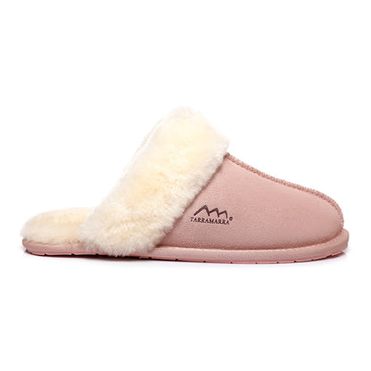 TARRAMARRA UGG Slippers Australia Premium Sheepskin Unisex Rosa Scuff-Slippers-PEROZ Accessories