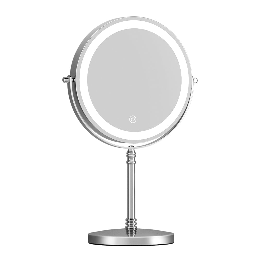 Embellir Makeup Mirror LED Light Cosmetic Round 360° Rotation 10X Magnifying-Health &amp; Beauty &gt; Makeup Mirrors-PEROZ Accessories