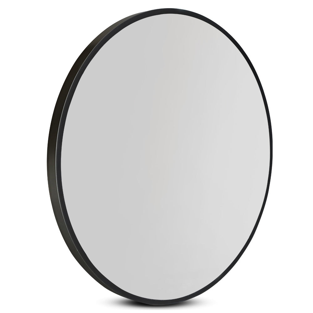 Embellir Round Wall Mirror 50cm Makeup Bathroom Mirror Frameless-Health & Beauty > Makeup Mirrors-PEROZ Accessories