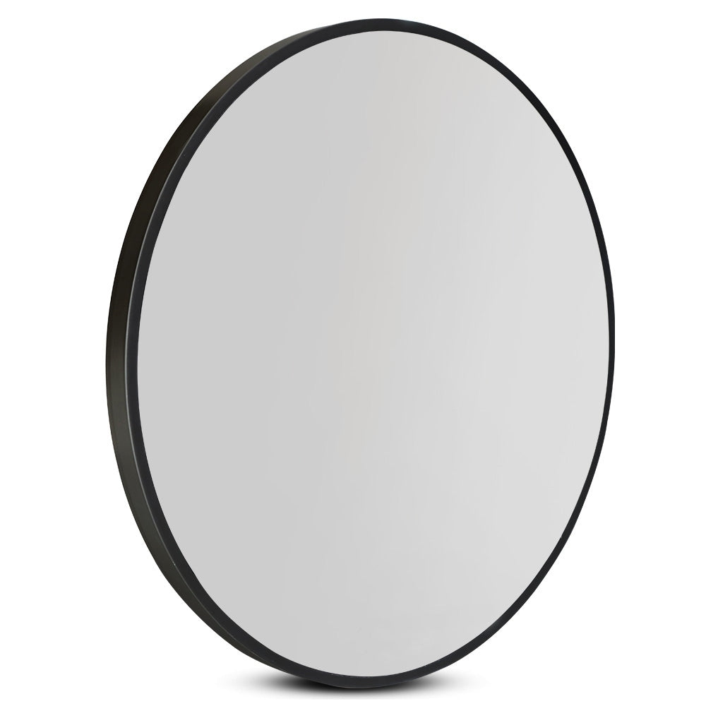 Embellir 60cm Wall Mirror Round Bathroom Makeup Mirror-Makeup Mirrors-PEROZ Accessories