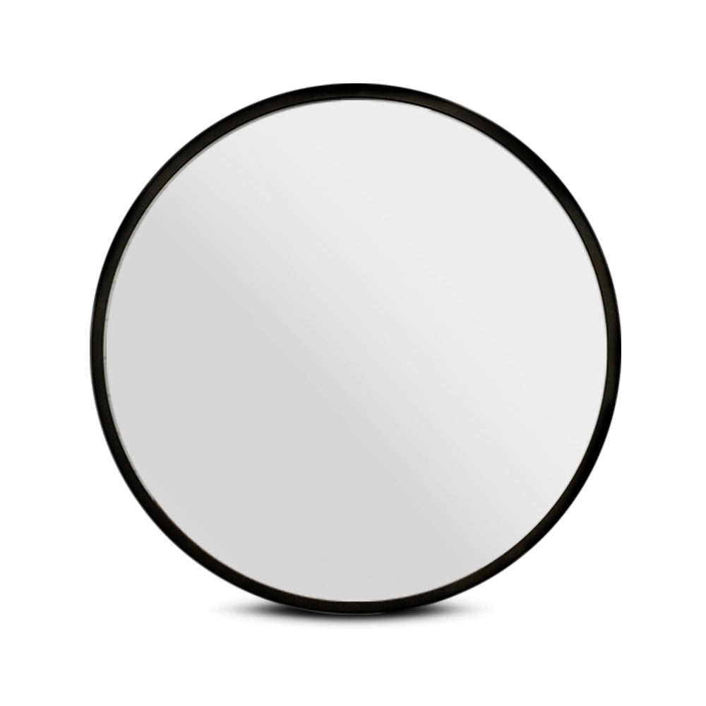 Embellir 80cm Wall Mirror Bathroom Round Makeup Mirror-Makeup Mirrors-PEROZ Accessories