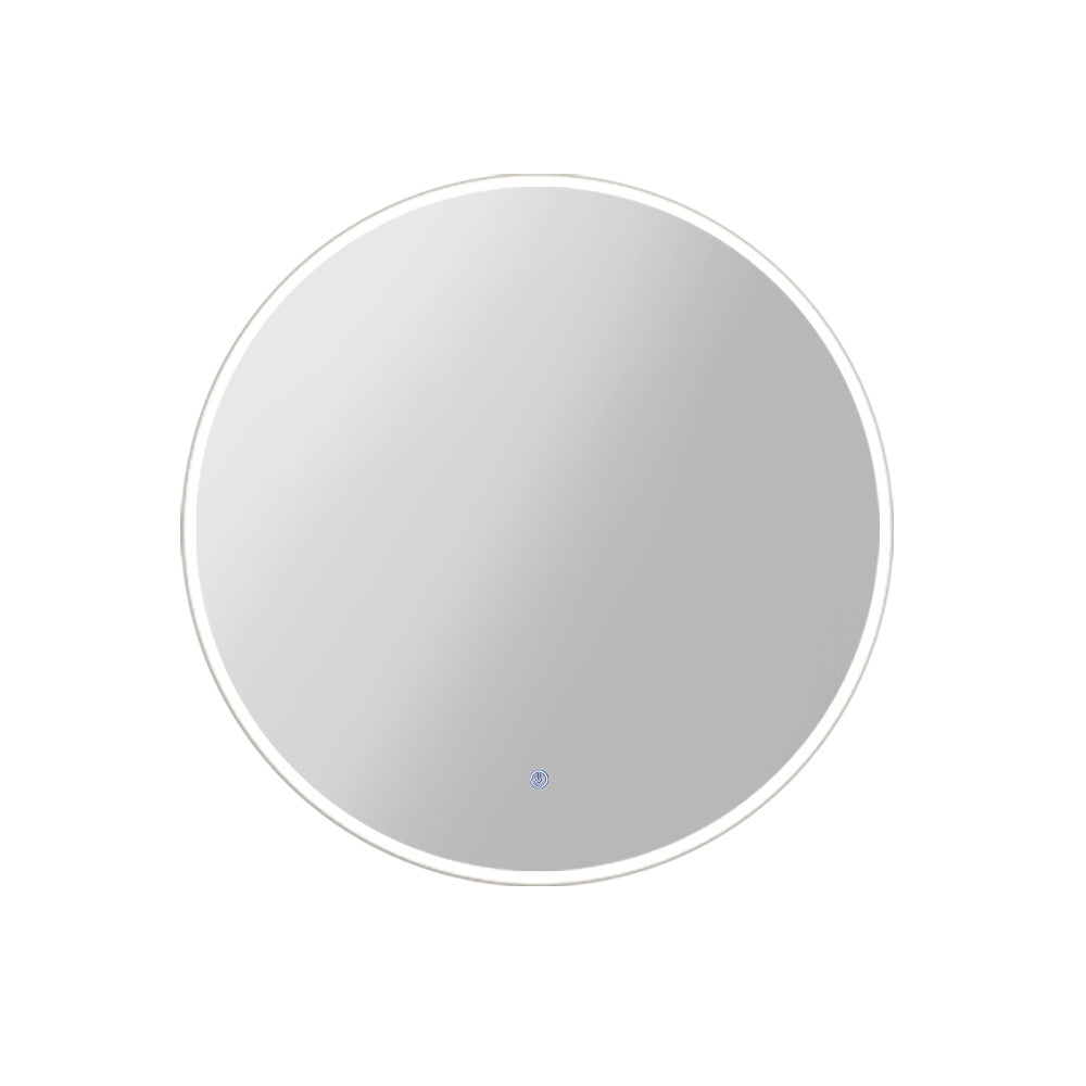 Embellir 70CM LED Wall Mirror With Light Bathroom Decor Round Mirrors Vintage-Health &amp; Beauty &gt; Makeup Mirrors-PEROZ Accessories