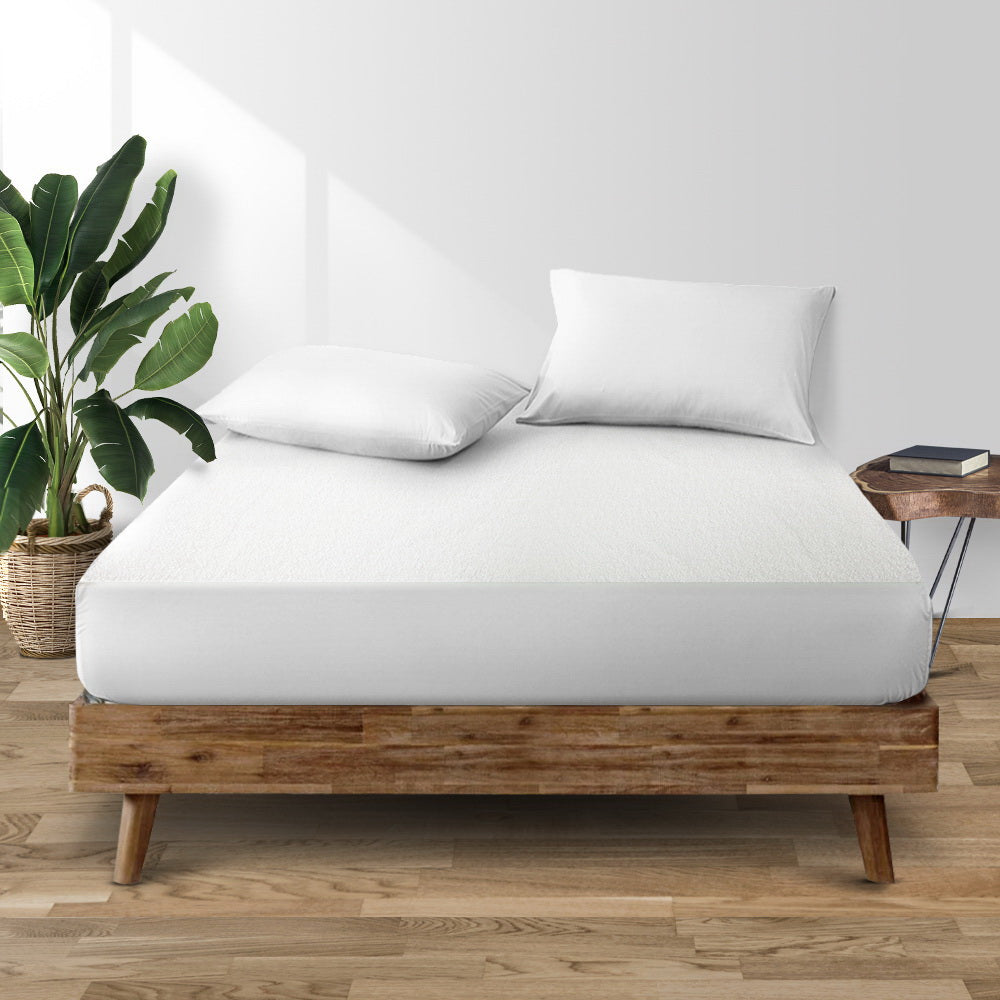 Giselle Bedding Queen Size Waterproof Bamboo Mattress Protector-Home &amp; Garden &gt; Bedding-PEROZ Accessories