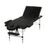 Zenses Massage Table 65cm Portable 3 Fold Aluminium Beauty Bed Black-Health & Beauty > Massage-PEROZ Accessories