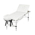 Zenses Massage Table 65cm Portable 3 Fold Aluminium Beauty Bed White-Health & Beauty > Massage-PEROZ Accessories