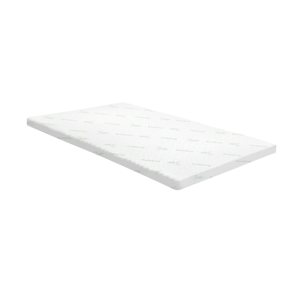 Shop Bedra King Single 8CM Memory Foam Mattress Topper Cool Gel Bed Bamboo Cover 7-Zone  | PEROZ Australia