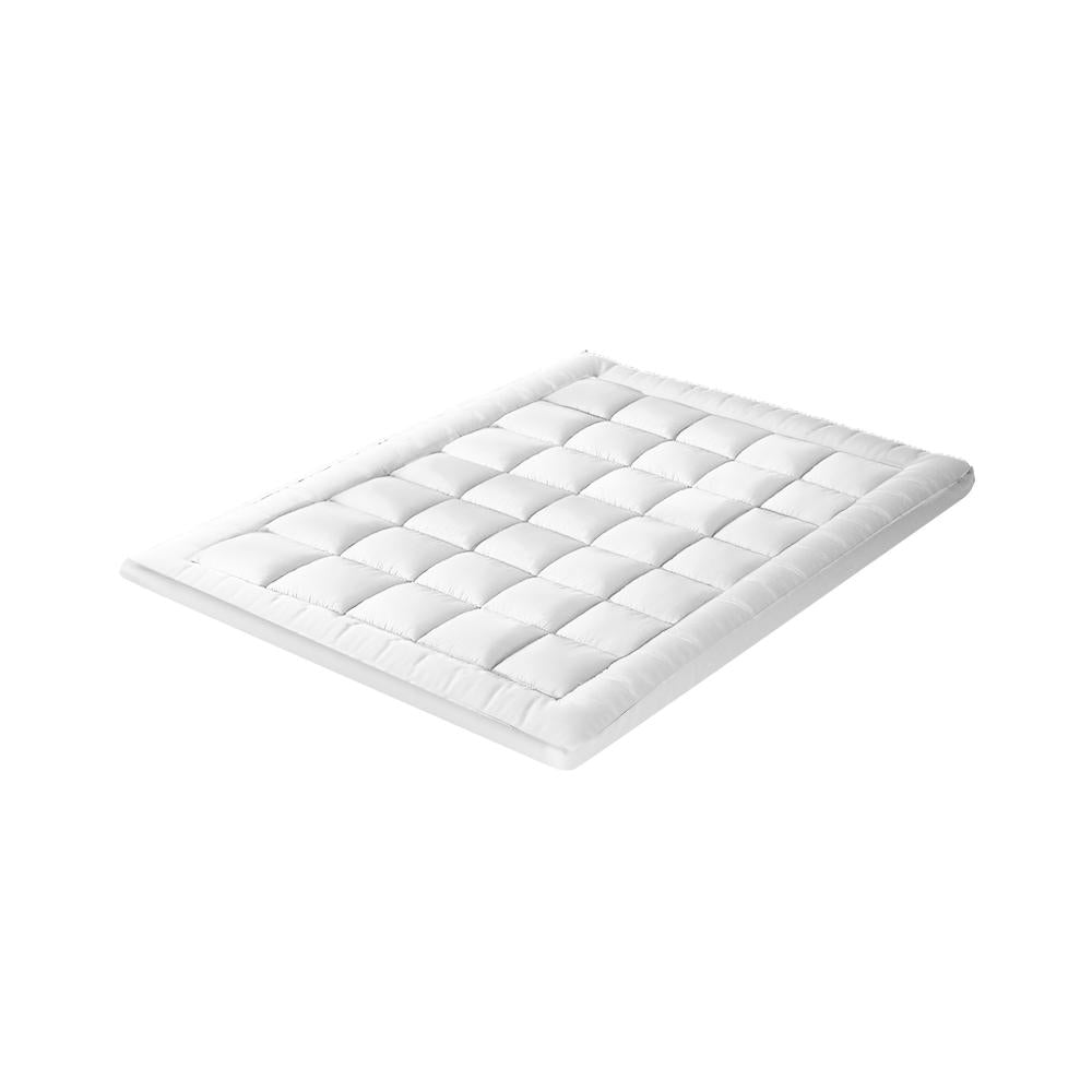 Bedra Mattress Topper Microfibre Pillowtop Protector Underlay Pad Double-Mattress Topper-PEROZ Accessories