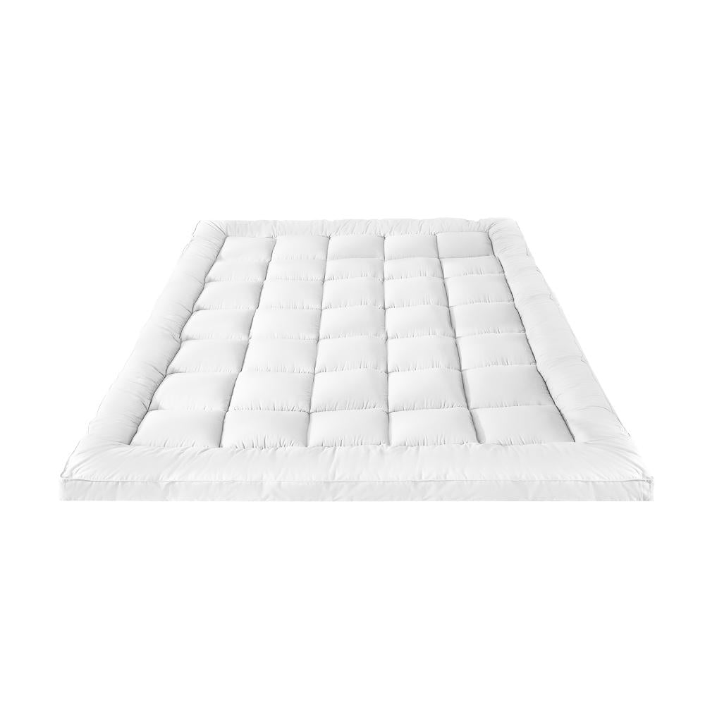 Bedra Mattress Topper Queen Microfibre Pillowtop Protector Underlay Pad-Mattress Topper-PEROZ Accessories