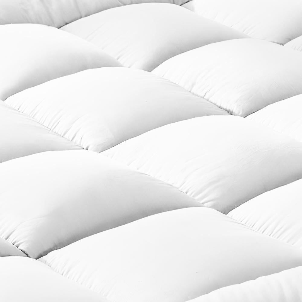 Bedra Mattress Topper Queen Microfibre Pillowtop Protector Underlay Pad-Mattress Topper-PEROZ Accessories
