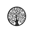 Artiss Metal Wall Art Hanging Sculpture Home Decor Leaf Tree of Life Round Frame-Home & Garden > Decor-PEROZ Accessories