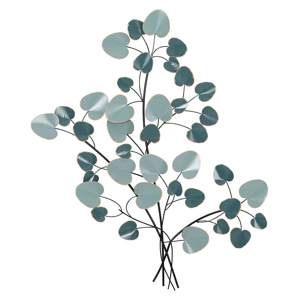 Artiss Metal Wall Art Hanging Sculpture Home Decor Leaf Tree of Life Blue-Appliances &gt; Appliances Others-PEROZ Accessories