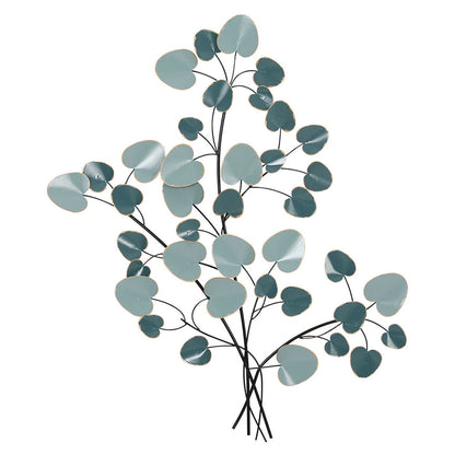 Artiss Metal Wall Art Hanging Sculpture Home Decor Leaf Tree of Life Blue-Appliances &gt; Appliances Others-PEROZ Accessories