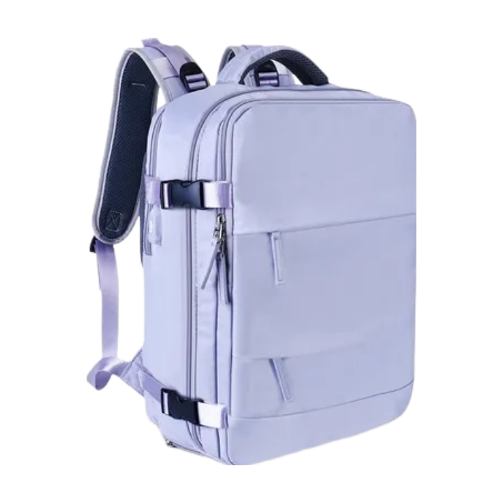 Anypack Backpack Purple Multi-Function Luggage Lightweight Waterproof Women&