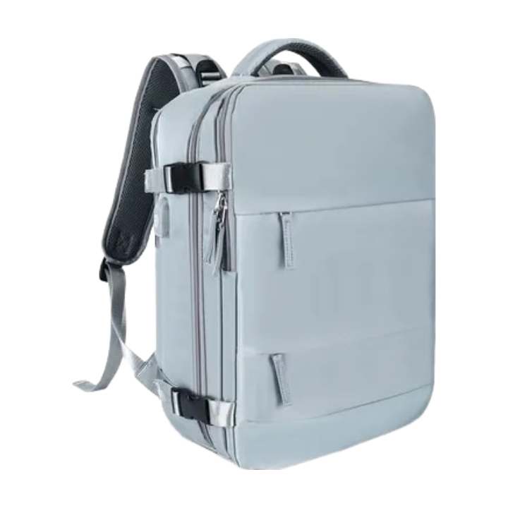 Anypack Backpack Gray Multi-Function Luggage Lightweight Waterproof Women&