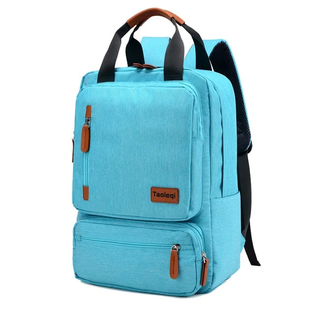 Anypack Backpack Light Blue Computer Backpack Light 15 inch Laptop Bag 2023 Waterproof Oxford Cloth Anti-theft Travel Backpack-Backpacks-PEROZ Accessories