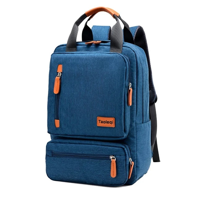 Anypack Backpack Blue Computer Backpack Light 15 inch Laptop Bag 2023 Waterproof Oxford Cloth Anti-theft Travel Backpack-Backpacks-PEROZ Accessories