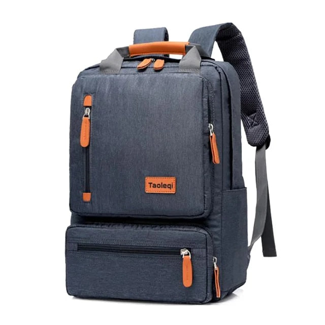 Anypack Backpack Dark Grey Computer Backpack Light 15 inch Laptop Bag 2023 Waterproof Oxford Cloth Anti-theft Travel Backpack-Backpacks-PEROZ Accessories