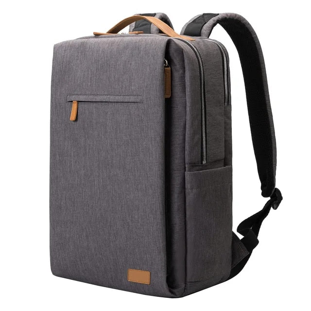Anypack Backpack Light Gray Multifunctional Notebook Computer Student Schoolbag Large Capacity Travel Bag for Men and Women&
