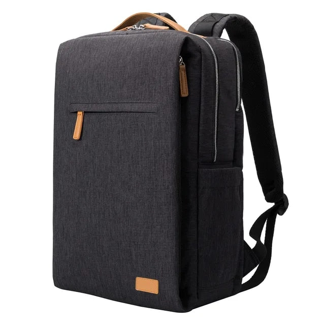 Anypack Backpack Deep Gray Multifunctional Notebook Computer Student Schoolbag Large Capacity Travel Bag for Men and Women&