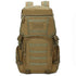 Anypack Backpack Khaki Camping Hiking Daypack Army Rucksack Outdoor Fishing Sport Hunting Climbing Waterproof Bag 50L-Backpacks-PEROZ Accessories