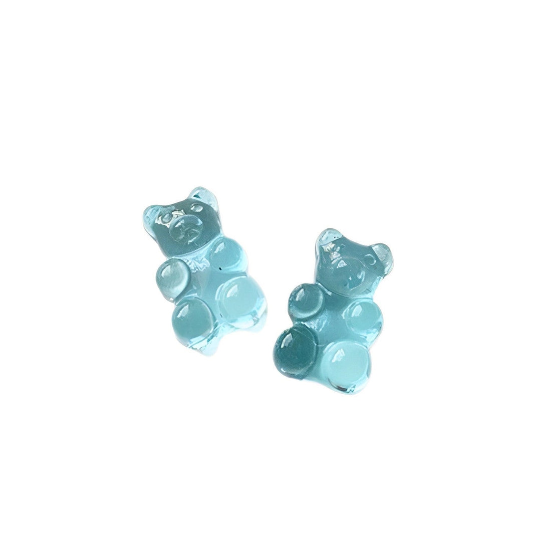 Anykidz 10pcs Light Blue Bear Shoe Charm Accessories Jeans Clogs Pendants Designer Ornament Jibbitz for Crocs-Shoe Charms-PEROZ Accessories