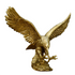 Anyhouz Home Figurine Golden Eagle Statue Large Resin for Living Room Desktop Decoration Accessories Gifts-Sculptures & Statues-PEROZ Accessories