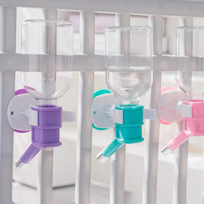 AnyWags Purple Leak-Proof Convenient Hanging Drinking Water Bottle Easy Hydration for Dogs, Cats, and Rabbits Pet-Pet Supplies-PEROZ Accessories