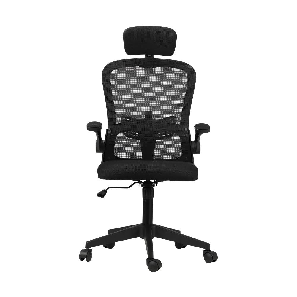 Oikiture Office Chair Home Computer Chairs Mesh Gaming Chair Padding Headrest and Armrest