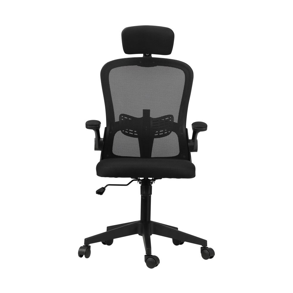 Oikiture Office Chair Home Computer Chairs Mesh Gaming Chair Padding Headrest and Armrest