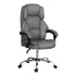 Artiss Executive Office Chair Fabric Recliner Grey-Furniture > Bar Stools & Chairs-PEROZ Accessories