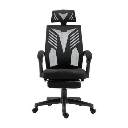 Artiss Gaming Office Chair Computer Desk Chair Home Work Recliner Black-Furniture &gt; Office - Peroz Australia - Image - 3