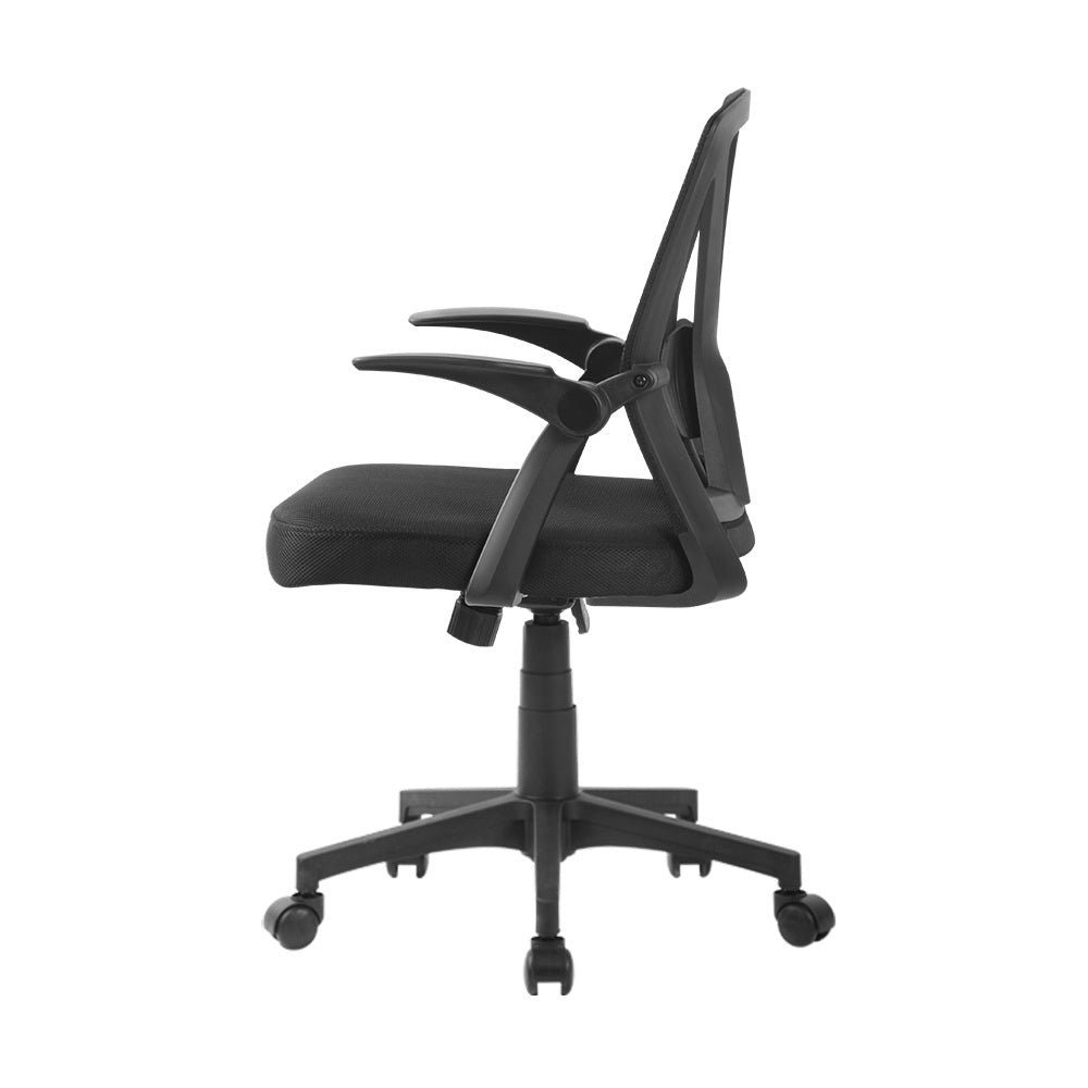 Artiss Gaming Office Chair Mesh Computer Chairs Swivel Executive Mid Back Black-Furniture &gt; Office - Peroz Australia - Image - 6