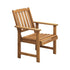 Shop Livsip Outdoor Armchair Wooden Patio Furniture Chairs Garden Seat Brown  | PEROZ Australia