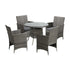 Shop Livsip Outdoor Dining Set Table & Chairs 5PCS Patio Furniture Lounge Setting  | PEROZ Australia