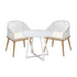 Livsip 3PCS Outdoor Dining Setting Table and Chairs Patio Furniture Bistro Set |PEROZ Australia