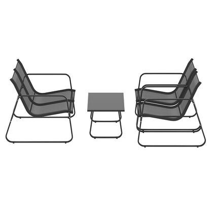 Gardeon Outdoor Lounge Setting Garden Patio Furniture Textilene Sofa Table Chair-Furniture &gt; Outdoor-PEROZ Accessories
