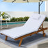 Gardeon Sun Lounge Wooden Lounger Outdoor Furniture Day Bed Wheel Patio White-Furniture > Outdoor-PEROZ Accessories