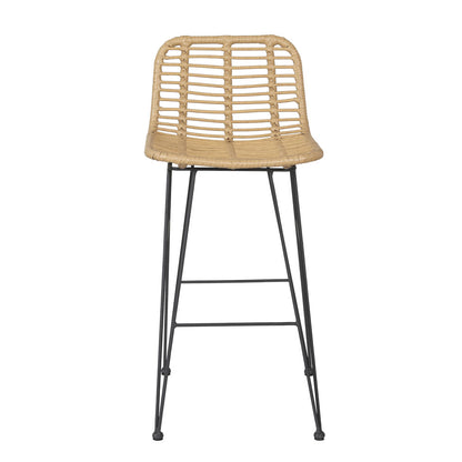 Gardeon 2-Piece Outdoor Bar Stools Wicker Dining Chair Bistro Patio Balcony-Furniture &gt; Outdoor-PEROZ Accessories