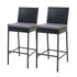 Gardeon Set of 2 Outdoor Bar Stools Dining Chairs Wicker Furniture-Furniture > Outdoor-PEROZ Accessories