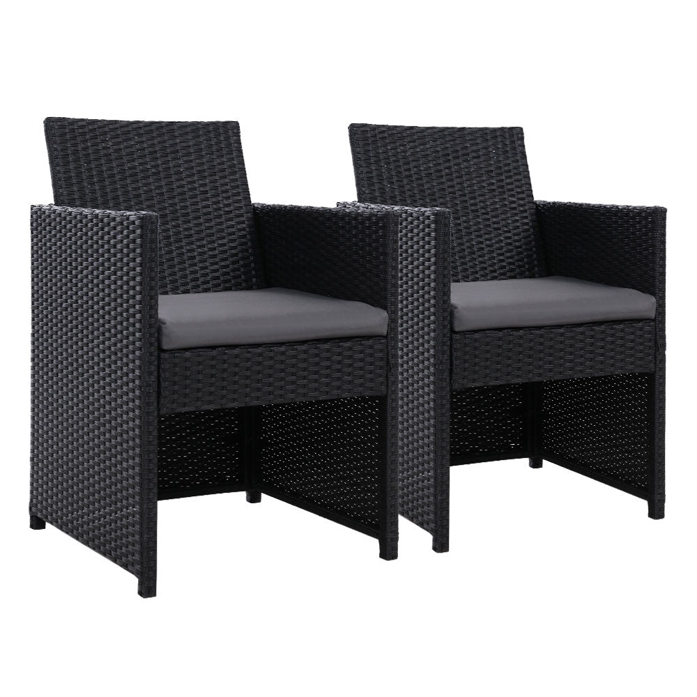 Gardeon Outdoor Chairs Dining Patio Furniture Lounge Setting Wicker Garden-Furniture &gt; Outdoor-PEROZ Accessories