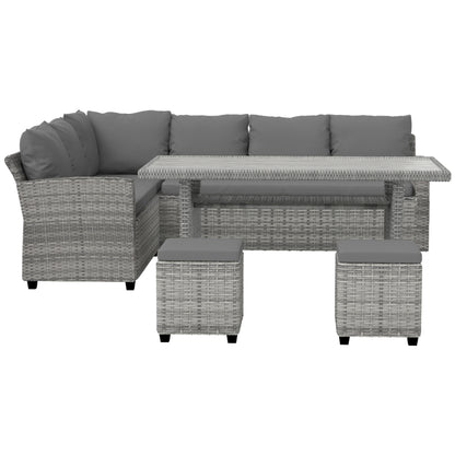 Gardeon Outdoor Dining Set Wicker Table Chairs Setting 8 Seater-Furniture &gt; Outdoor-PEROZ Accessories