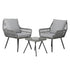 Gardeon Outdoor Furniture 3-Piece Lounge Setting Chairs Table Bistro Set Patio-Furniture > Outdoor-PEROZ Accessories