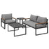 Gardeon Outdoor Sofa Set 3 Seater Corner Modular Lounge Setting Steel-Furniture > Outdoor-PEROZ Accessories