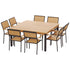 Gardeon 8-seater Outdoor Furniture Dining Chairs Table Patio 9pcs Acacia Wood-Furniture > Outdoor-PEROZ Accessories